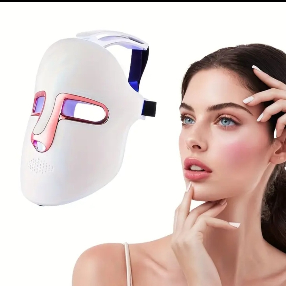 Robot Like LED Skincare Mask for Rejuvenation